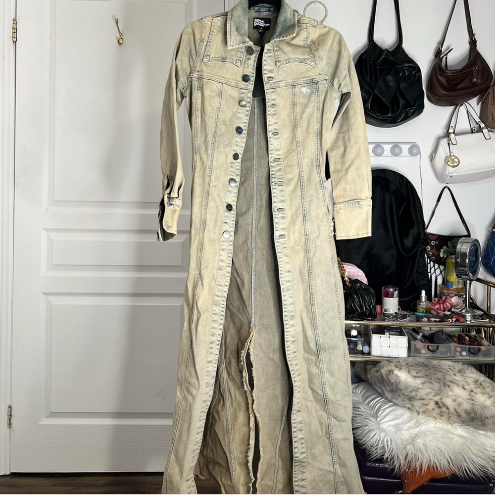 Women's Long Denim Coat
